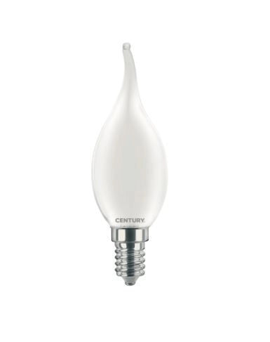 Century Lampadina Led Saten Fiamma E14 4W 470lm 6000k