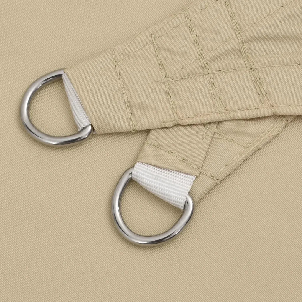 Parasole a Vela Oxford Rettangolare 5x8 m Beige