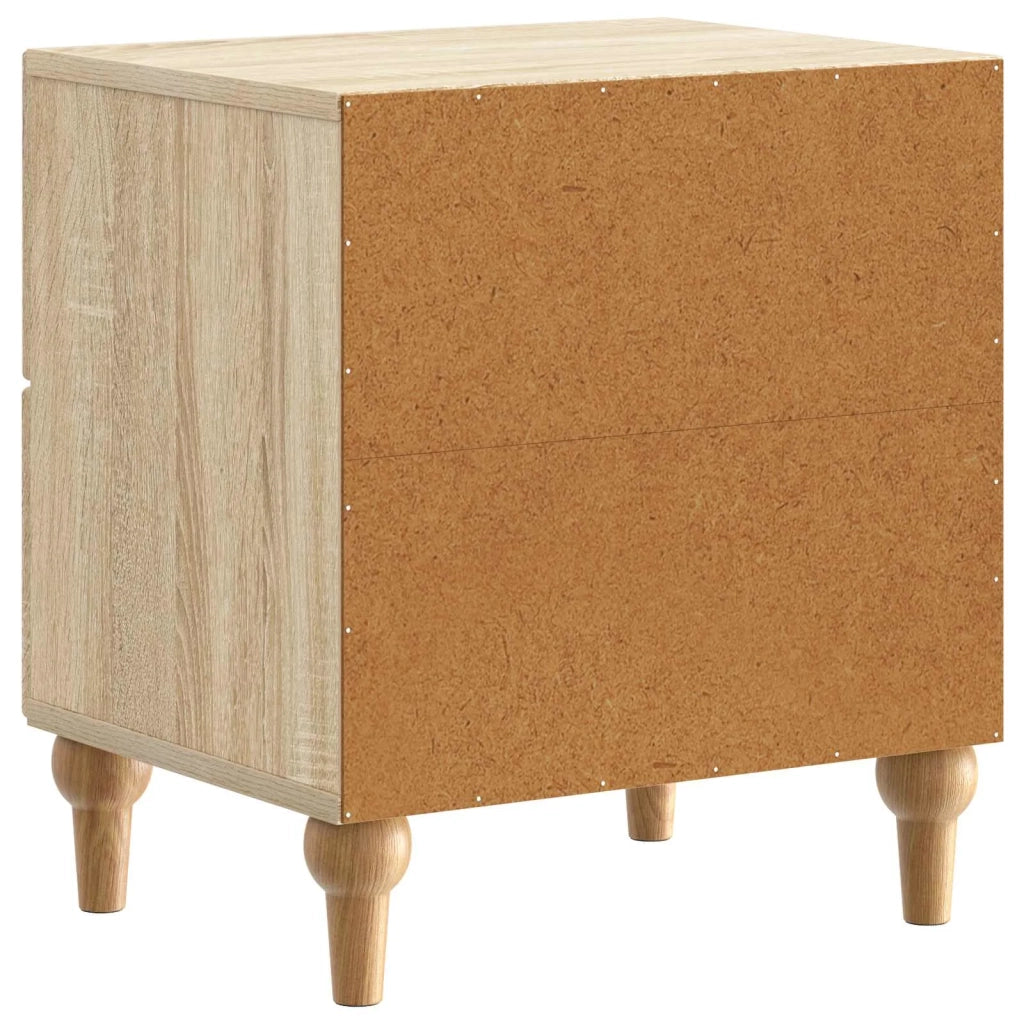 Armadio da Notte 2 pcs Rovere Sonoma 43 x 34,5 x 48 cm
