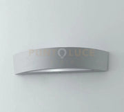 APPLIQUE BIEMISSIONE TUCSON SILVER 2 LUCI ATTACCO E14 IP44 36X9,6X7,5CM IN ALLUMINIO