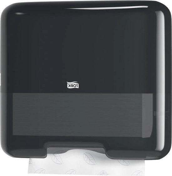 Dispensatore mini per asciugamani piegati C e Z - Dispensatore compatto per asciugamani piegati singoli - nero