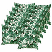 Federa 12 pcs HOUTEN Motivo a Foglie 40 x 40 cm Poliestere 916929