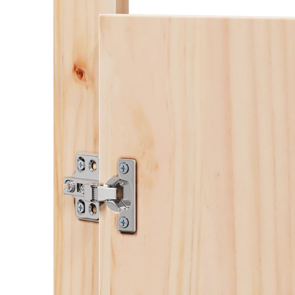 Porte da cucina esterne 50x9x82 cm Legno massello di pino
