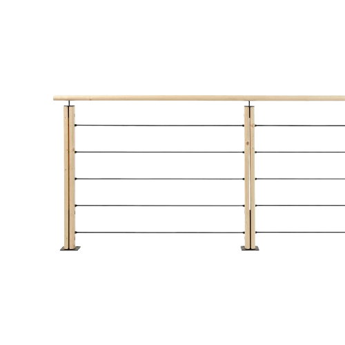 GRAPHIT - Kit di balaustre piatte in abete da 2 m