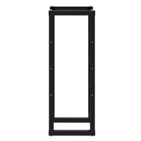 Portalegna, portalegna in metallo 40x25x100 cm