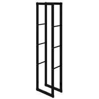 Portalegna, portalegna in metallo 40x25x150 cm