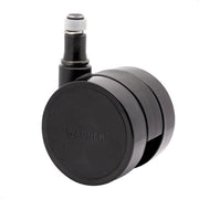 Seggiolino per ufficio a ruote/seggiolino per ufficio a giri - DESIGN HART - Diametro Ø 50 mm, altezza 55 mm, con freno a intervalli, penna 11 x 20 mm, carico di 50 kg - Made in Germany - 01173561