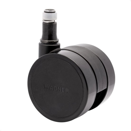 Seggiolino per ufficio a ruote/seggiolino per ufficio a giri - DESIGN HART - Diametro Ø 50 mm, altezza 55 mm, con freno a intervalli, penna 11 x 20 mm, carico di 50 kg - Made in Germany - 01173561