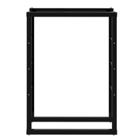 Portalegna, portalegna in metallo 80x25x100 cm