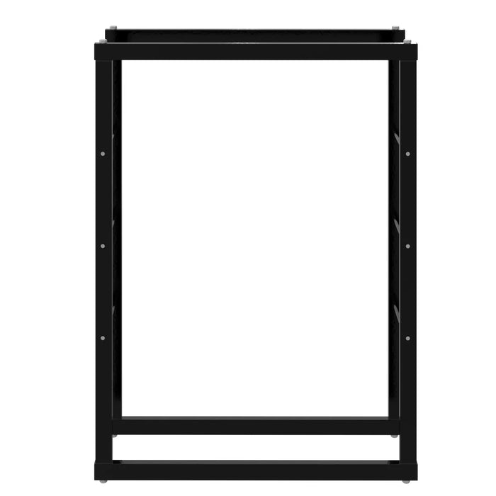 Portalegna, portalegna in metallo 80x25x100 cm