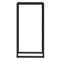 Portalegna, portalegna in metallo 80x25x150 cm