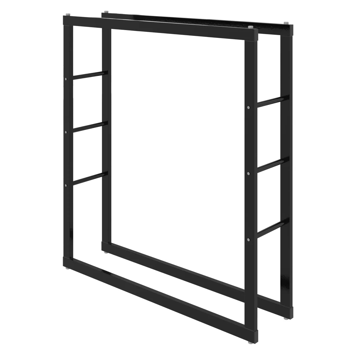 Portalegna, portalegna in metallo 100x25x100 cm