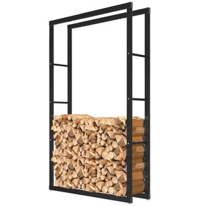 Portalegna, portalegna in metallo 100x25x150 cm