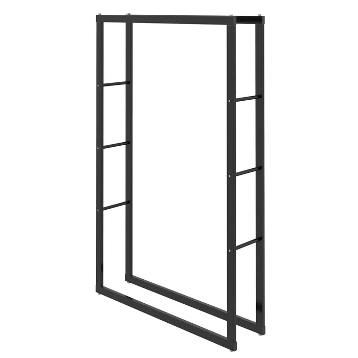 Portalegna, portalegna in metallo 100x25x150 cm