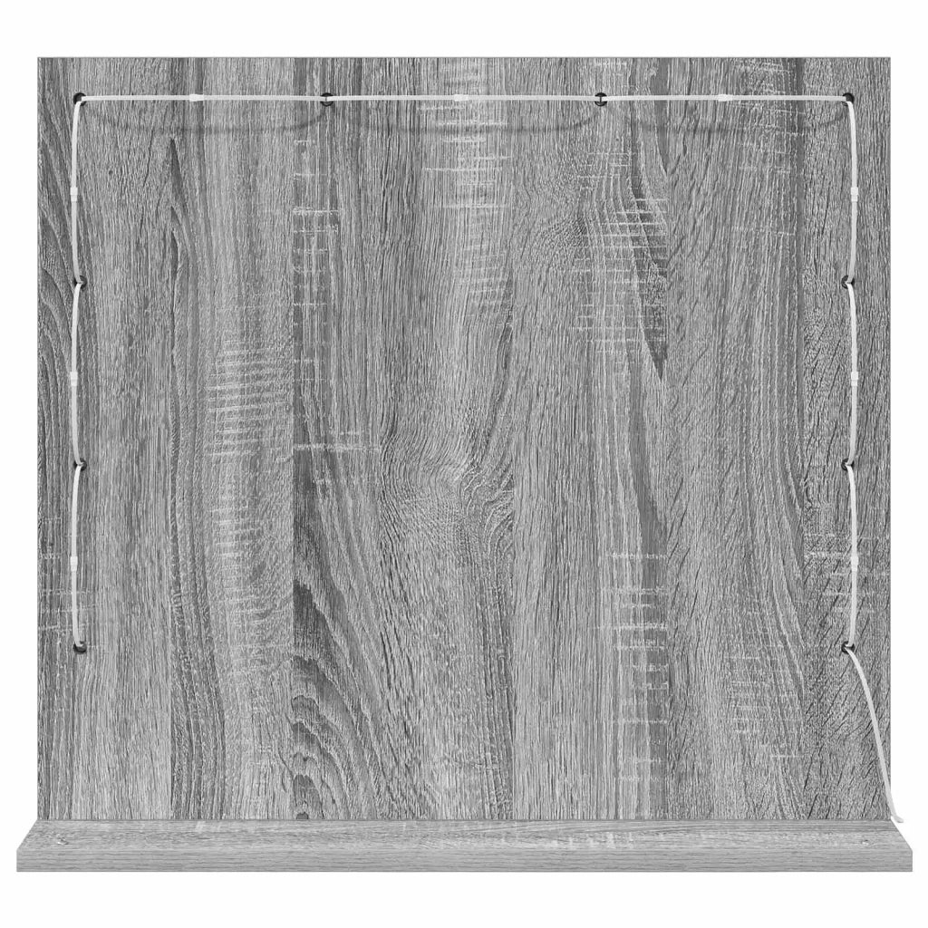 Specchio da Vanità Grigio Sonoma 60 x 55 x 18 cm Rettangolare 868290