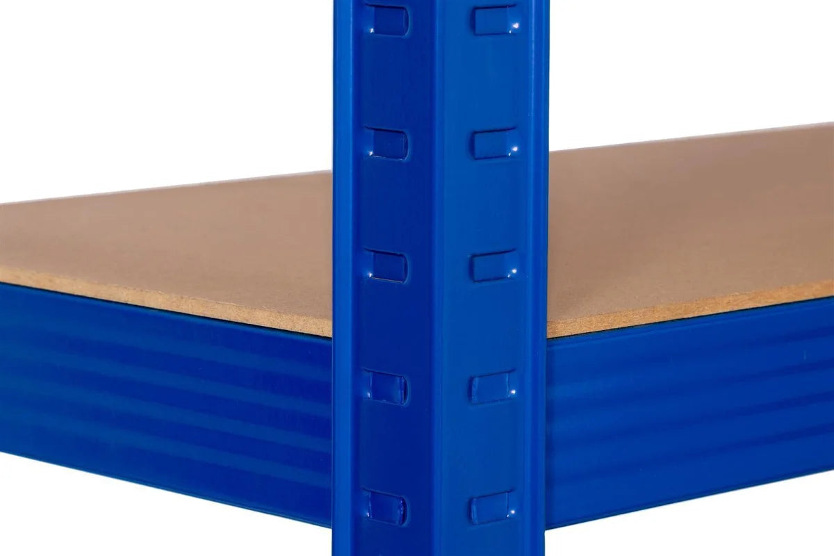 Scaffale per carichi pesanti 80 x 40 x 160 cm, verniciato blu