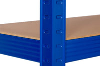 Scaffale per carichi pesanti 80 x 40 x 160 cm, verniciato blu