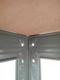 Scaffale per carichi pesanti, 90 x 40 x 180 cm, verniciato grigio