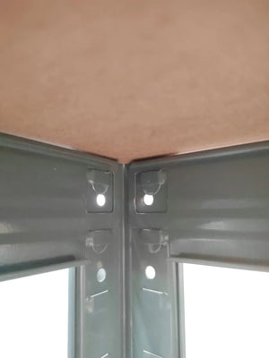 Scaffale per carichi pesanti, 90 x 40 x 180 cm, verniciato grigio