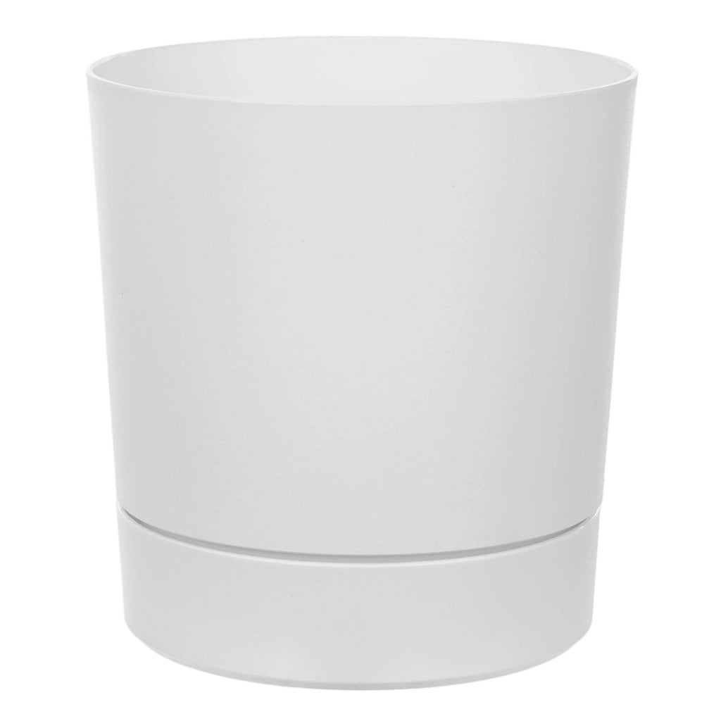 Vaso da fiori KADAX con supporto, rotondo, in plastica, 27,5 cm