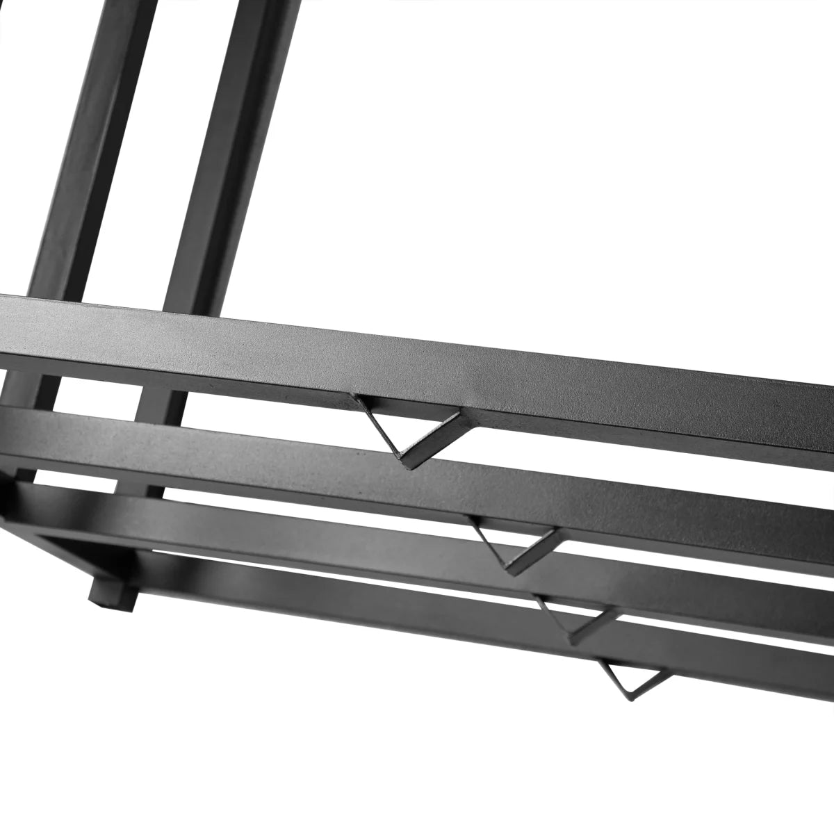 Portalegna in metallo antracite 130 x 70 x 145 cm con tetto