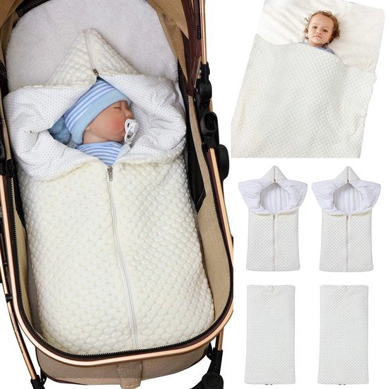 Overall 2 in 1 per Bambini da 0 a 12 Mesi con Felpa e Sacchetto per Bagni