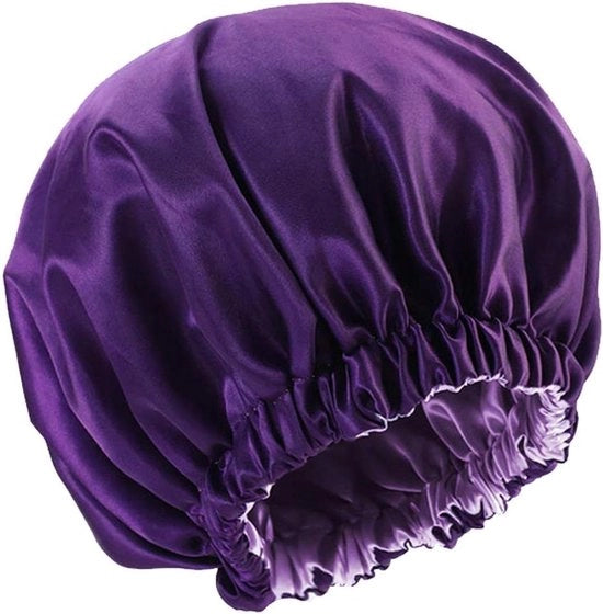 Capello per Capelli Naturali per Donne - Pizzo di Seta per Cappello da Notte - Nessun Contenuto Richiesto