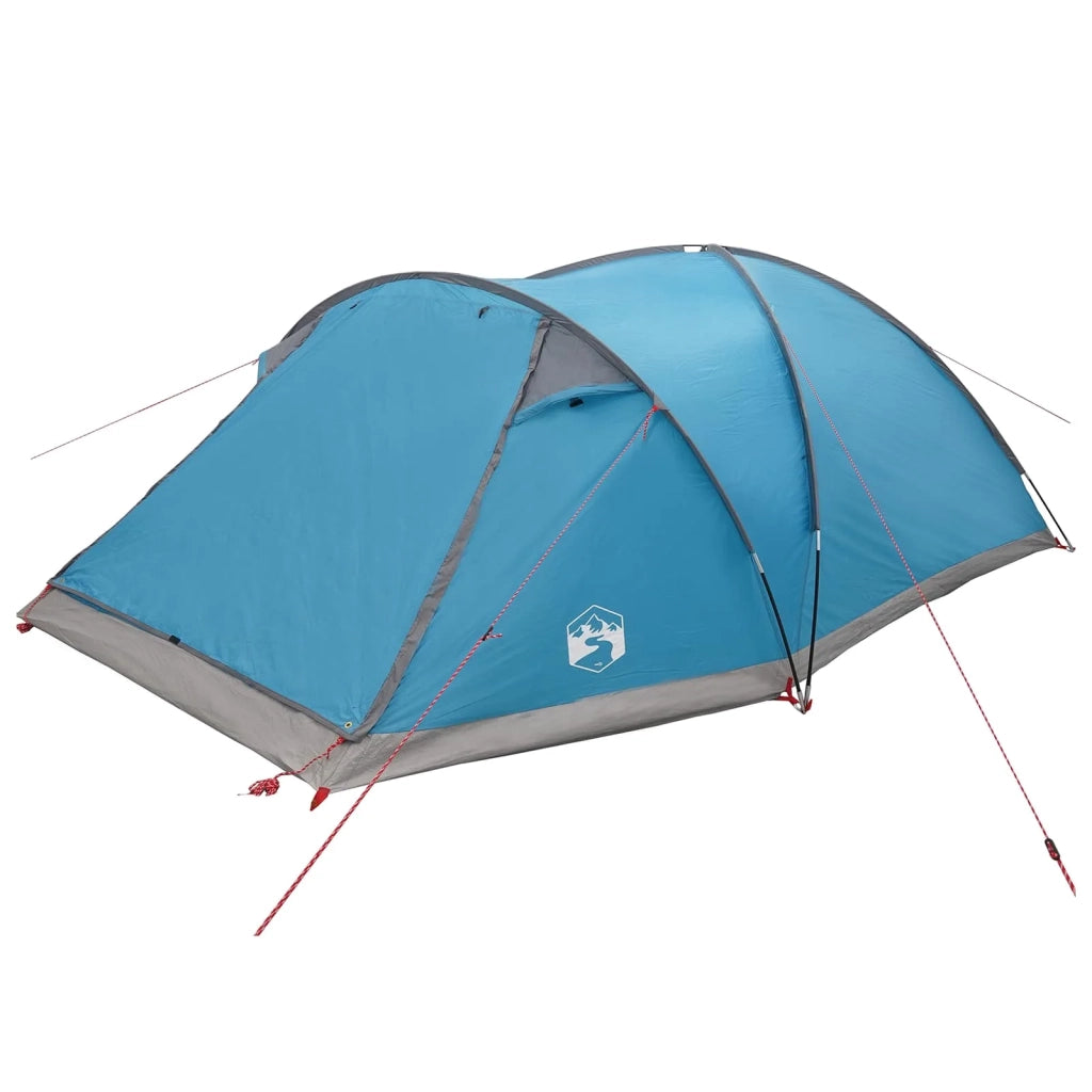 Tenda Capanna con tetto Blu 8 persone Poliestere e Acciaio 42028588