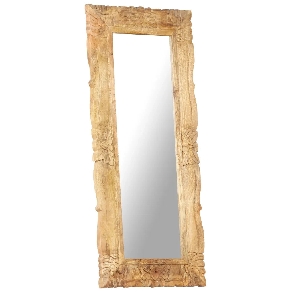 Specchio 110x50 cm in Legno Massello di Mango cod mxl 51300