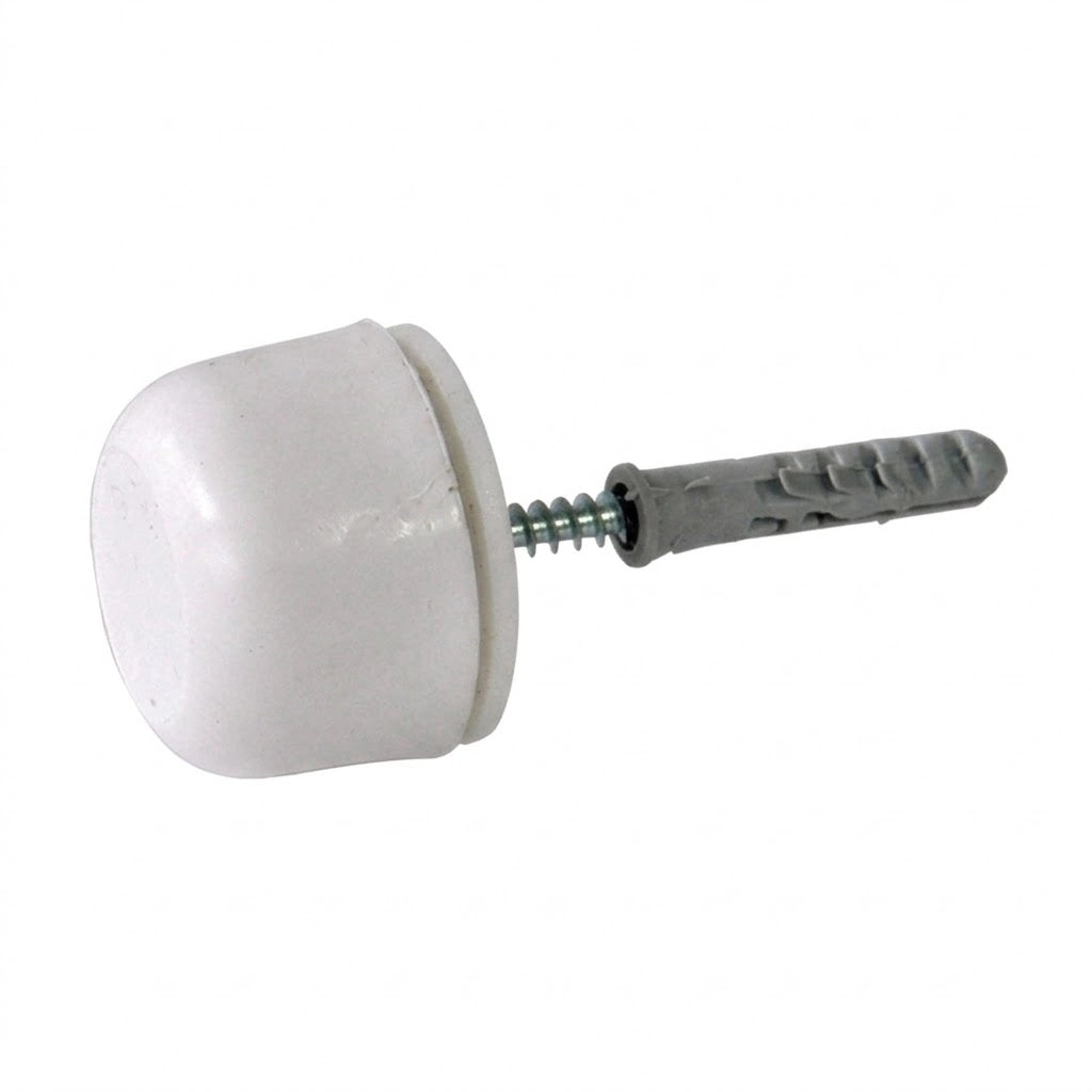 PARACOLPI BOERO pz 2 c/tassello -  col. bianco  - Blister Koncreto