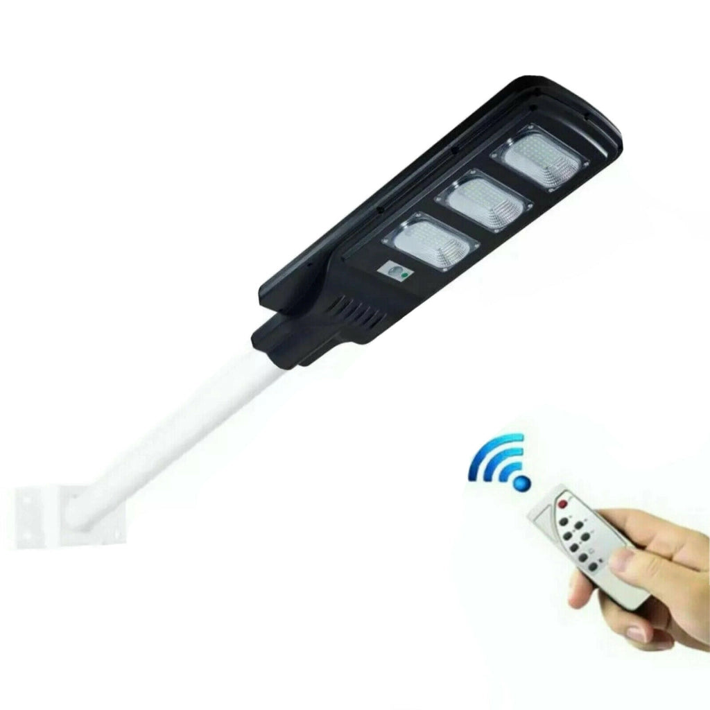 Lampione led slim con pannello solare 30w luce fredda 6500K