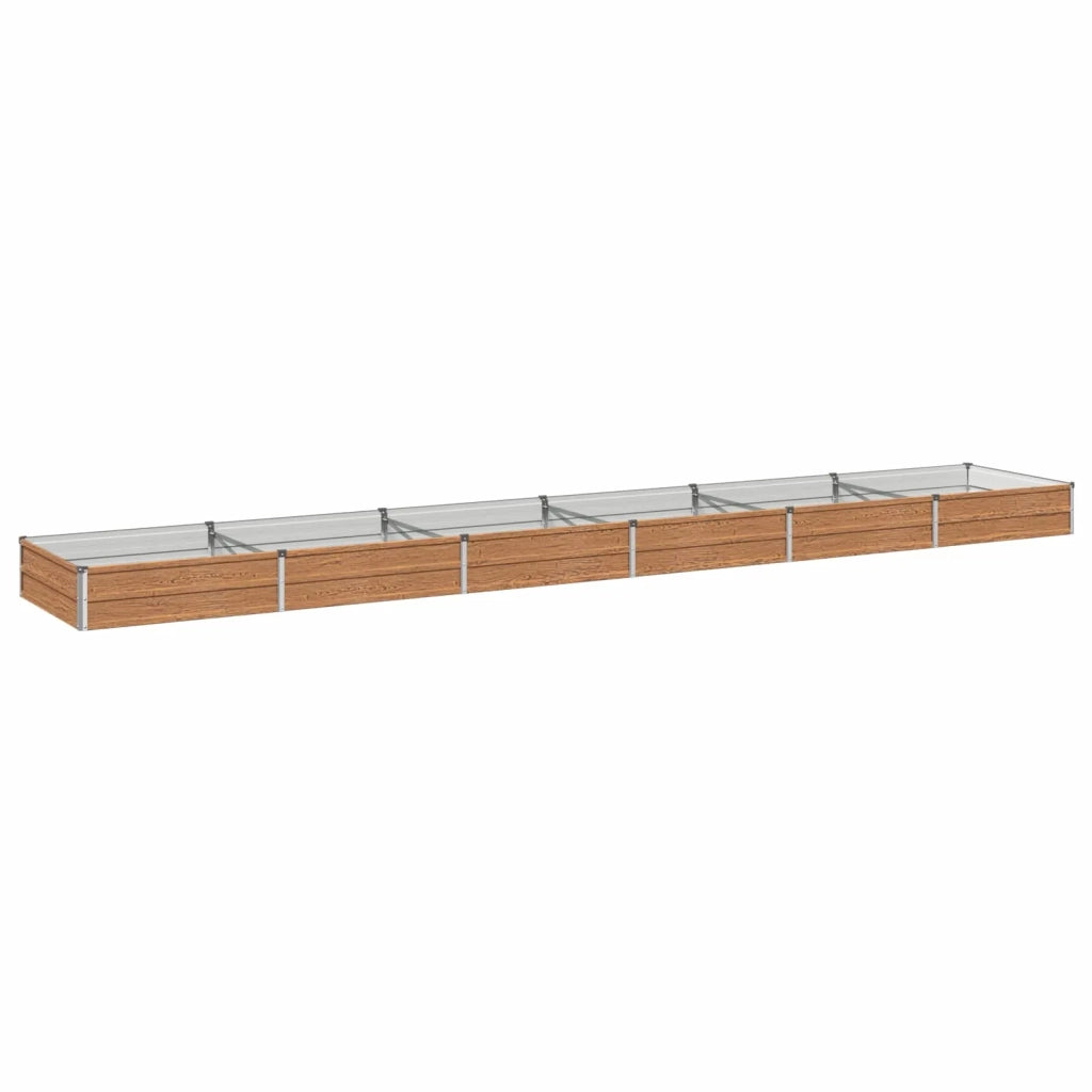 Letto rialzato da giardino Marrone legno 480 x 80 x 24 cm 8006515