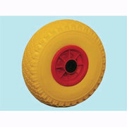 Ruota in poliuretano per carrelli portacasse mm. 85x250 