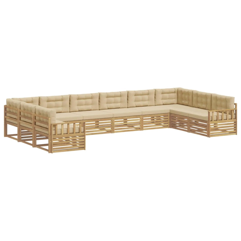 Set divani Legno di Acacia Massello