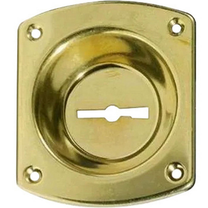 c.r. art.32 bocchetta per serratura da 12mm finitura dorata cod:ferx.10932