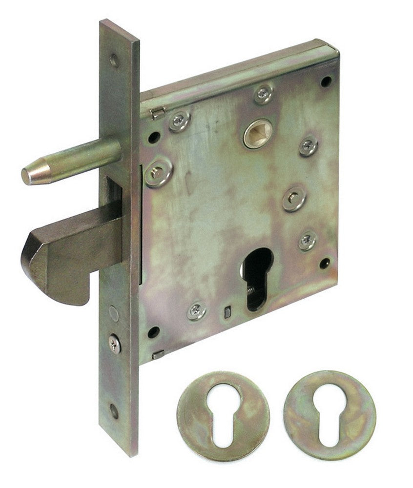 serratura ferro infilare a gancio +perno art. 057 e.50 - f.25 cod:ferx.vit25104