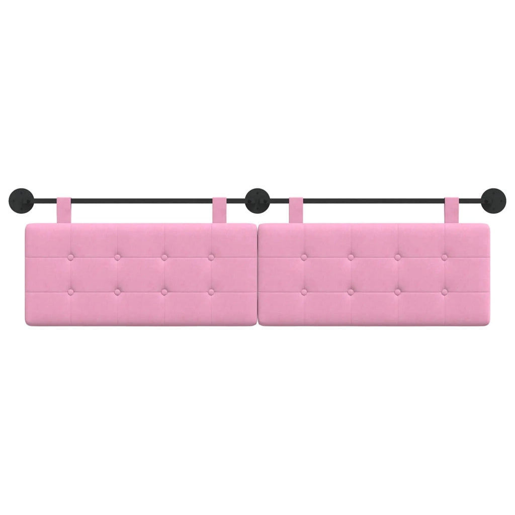 Testiera | Testata sospesa Rosa Tessuto