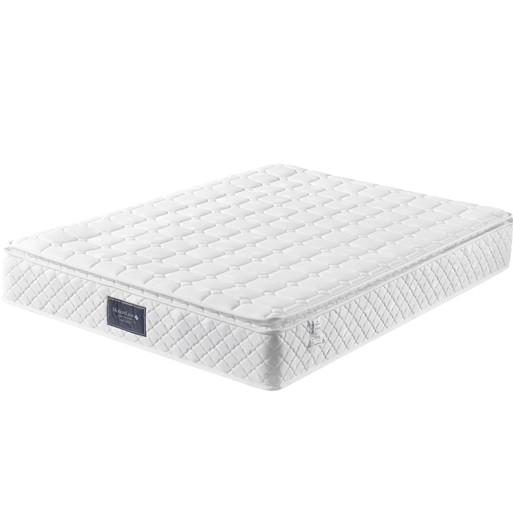 Letto contenitore 140x200 in tessuto beige con luce da lettura USB
