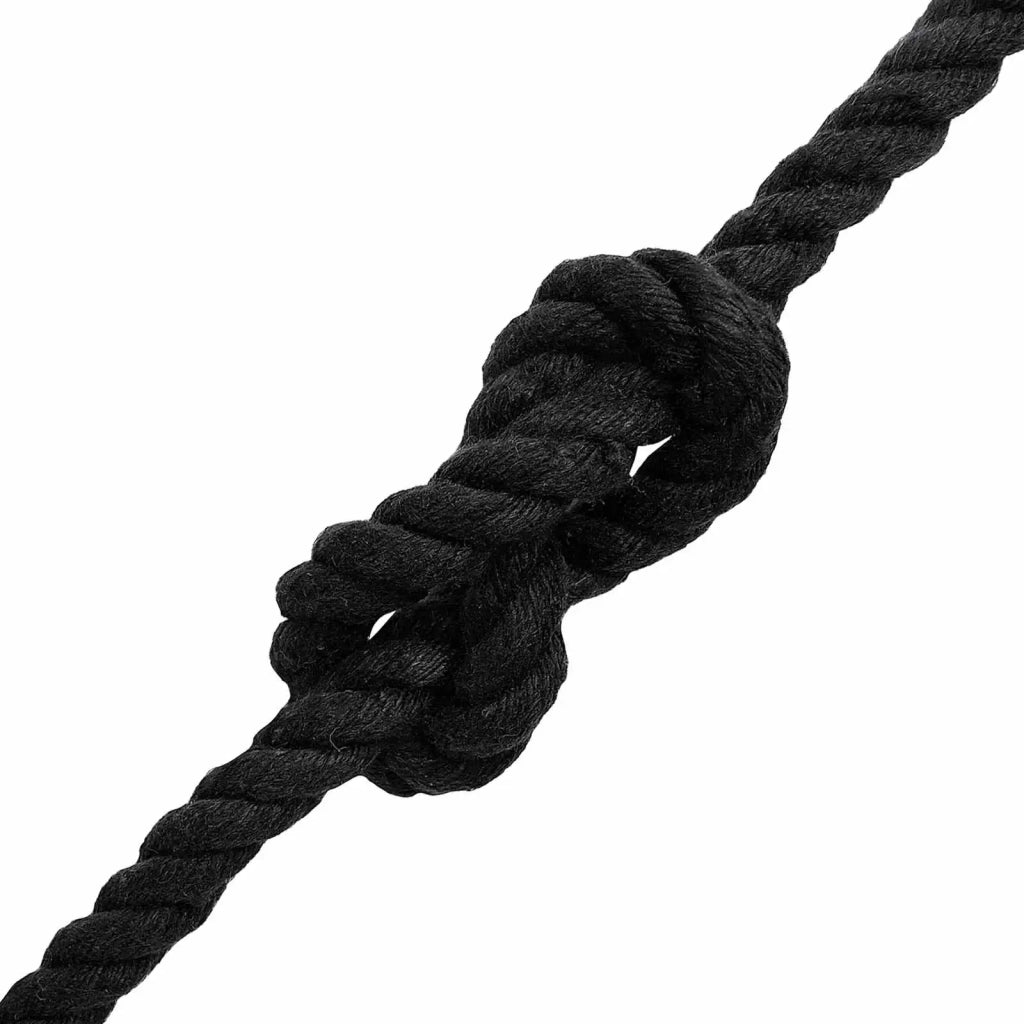 Corda di Cotone 10 mm 50 m Nero 100% Cotone 42011810