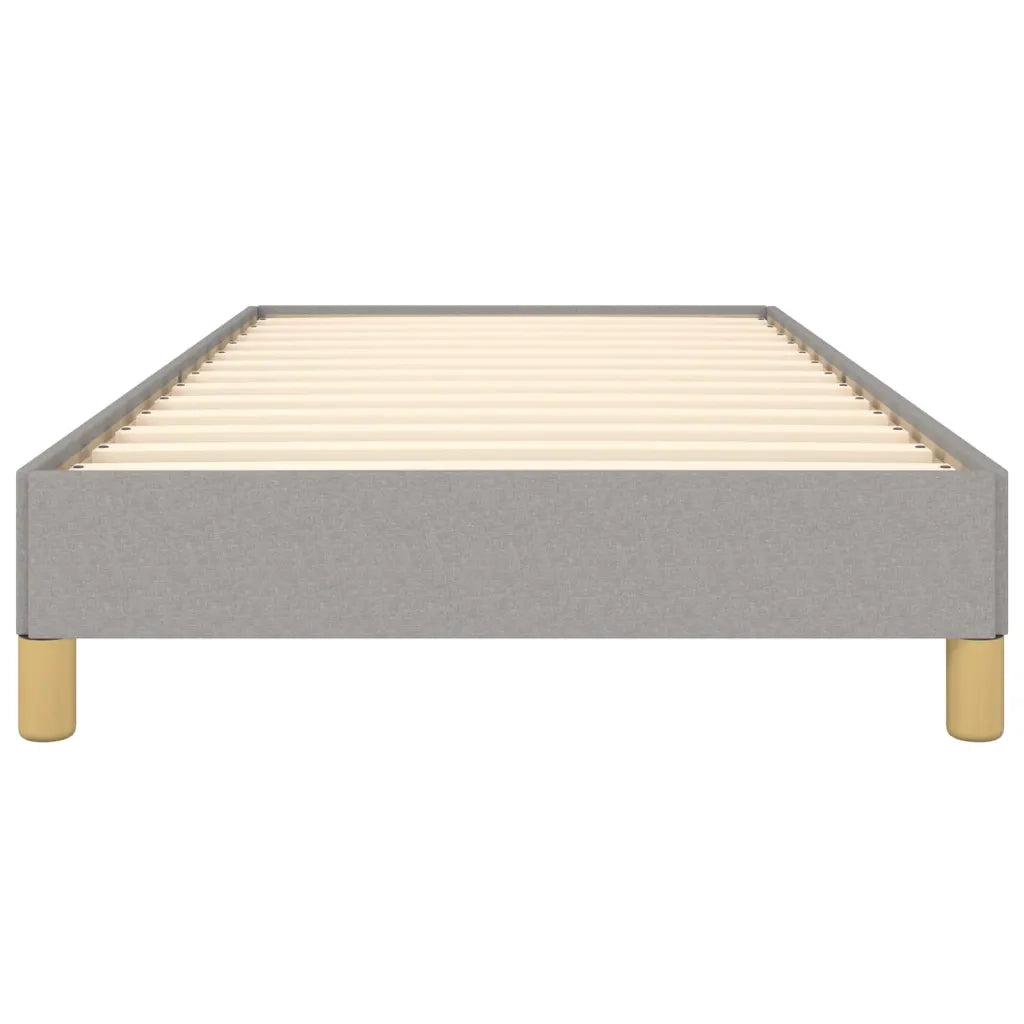 Giroletto senza Materasso Grigio Chiaro 100x200 cm Tessuto 346794
