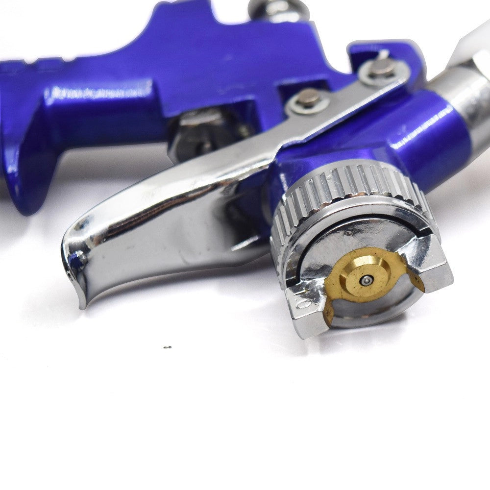 Trade Shop - Pistola Aerografo Spray Gun Serbatorio Verniciatura Innesto Rapido 125 Ml H2000p -