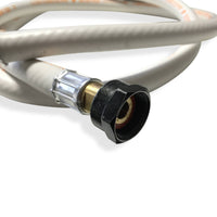 Tubo flessibile del gas nf g1/2, 1,5 m, grigio