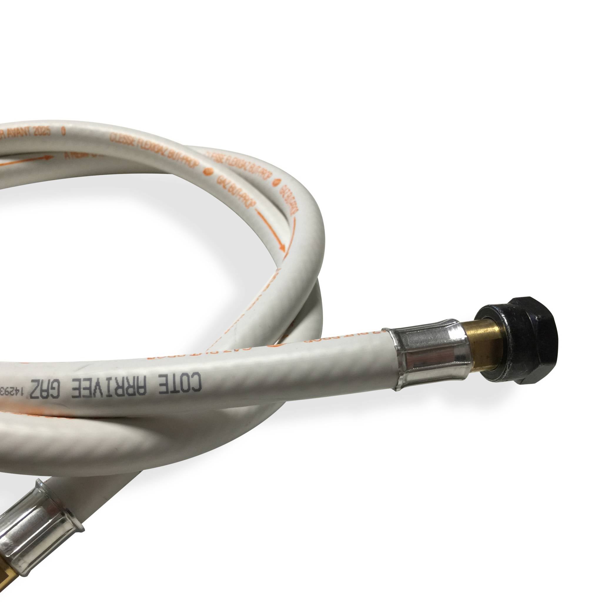 Tubo flessibile del gas nf g1/2, 1,5 m, grigio