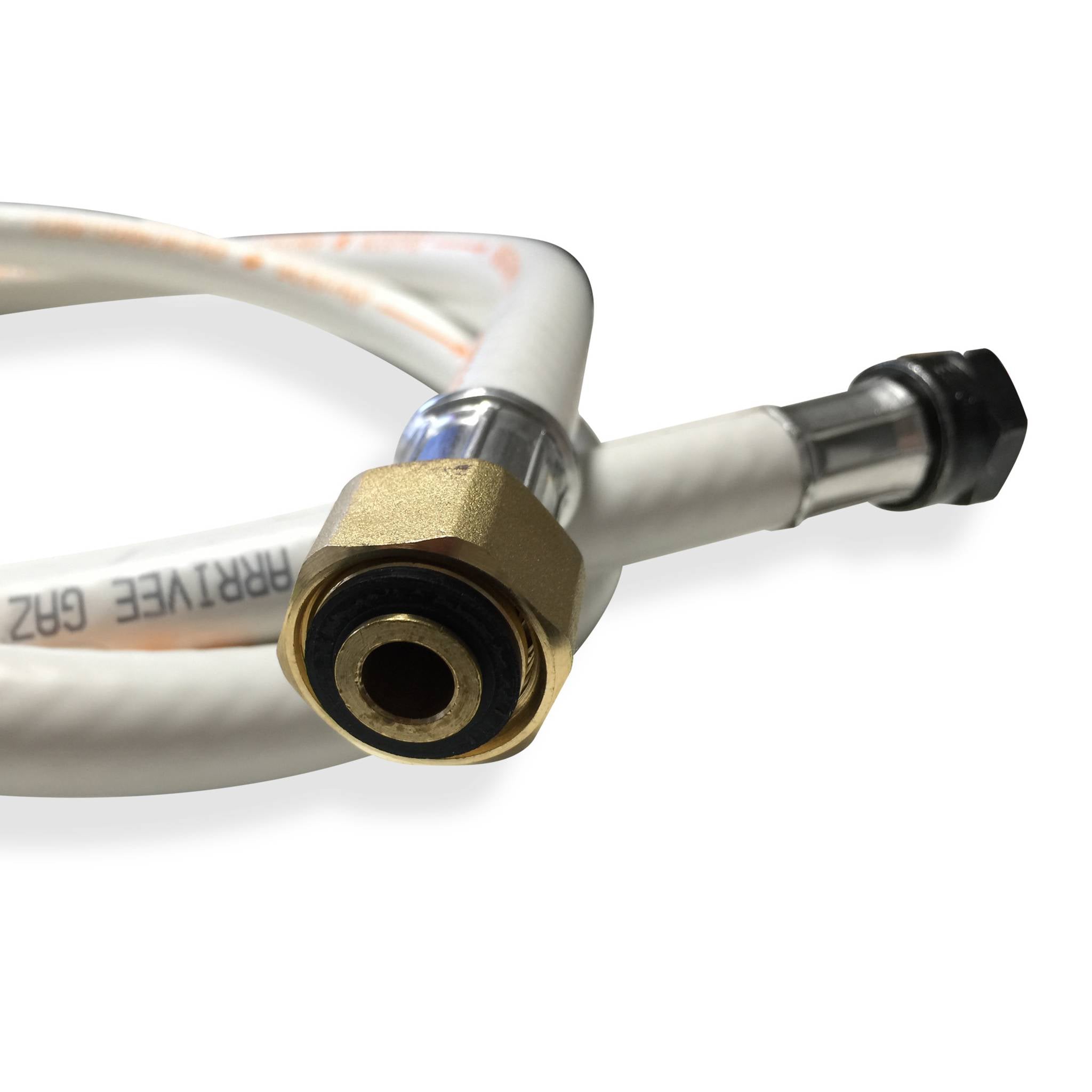 Tubo flessibile del gas nf g1/2, 1,5 m, grigio