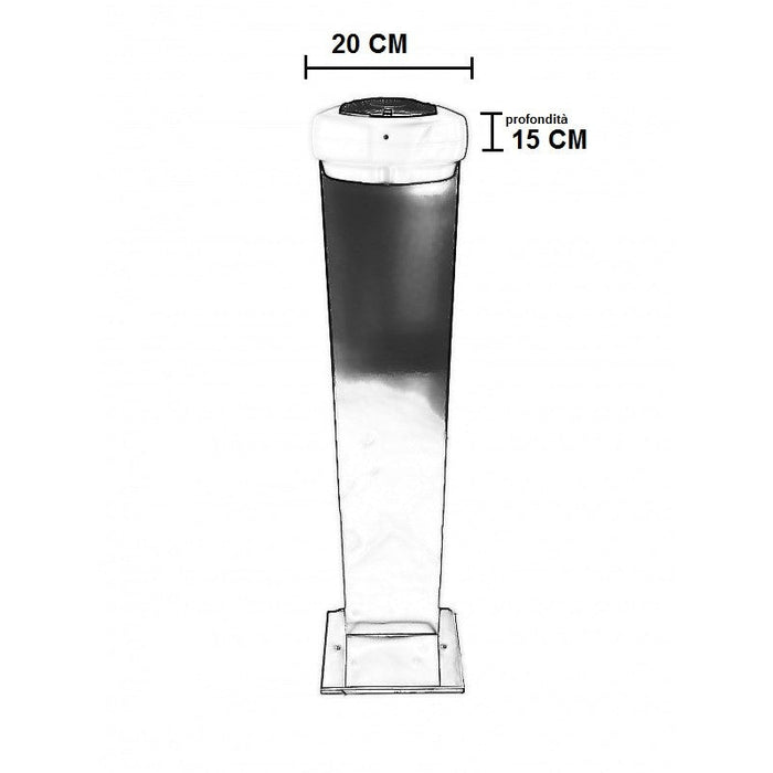Piantana stand per dispenser gel igienizzante