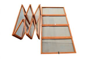 Recinto per conigli da esterno "naturale" 181 x 100 x 48,5 cm