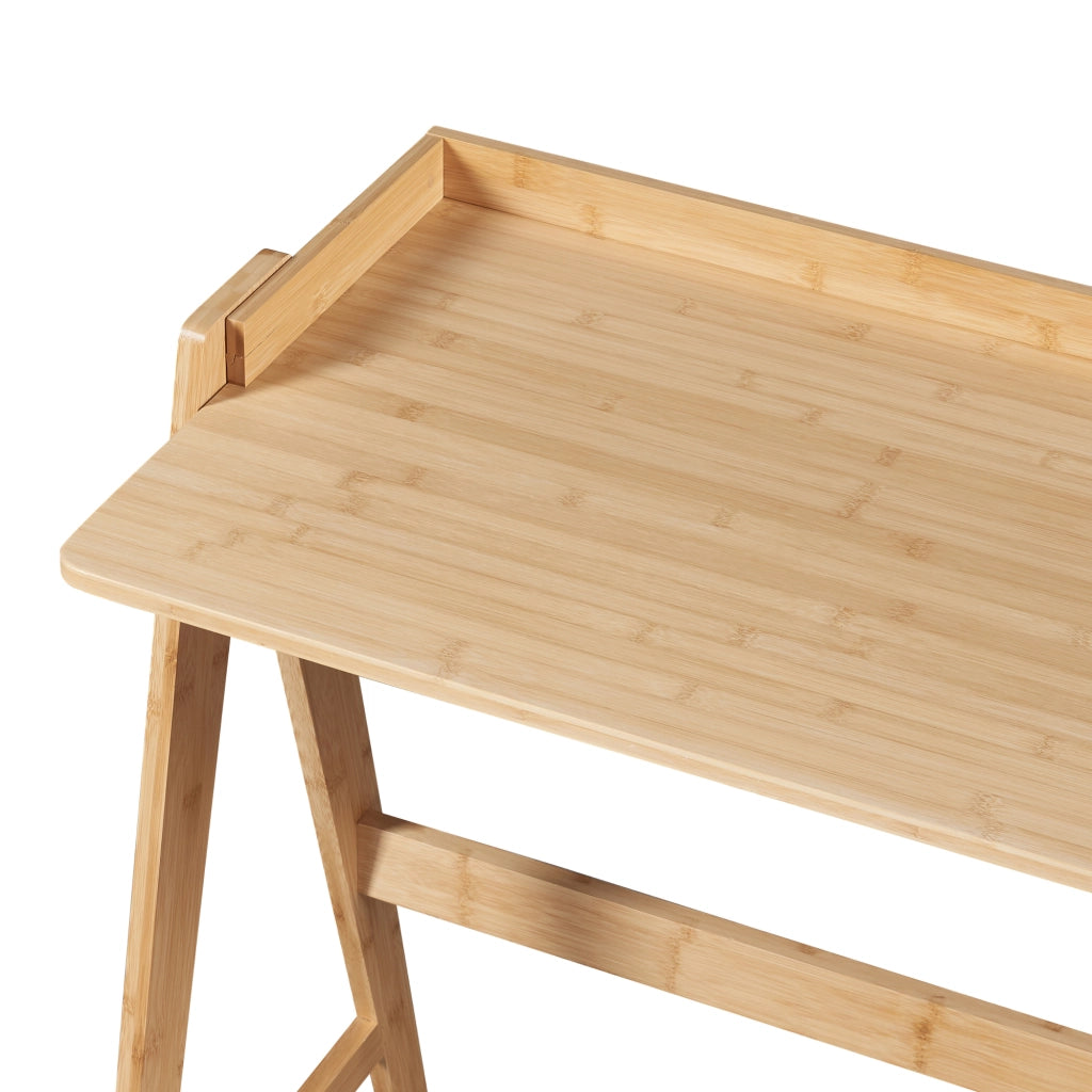 Scrivania Härryda in Bambù 107 x 47 x 81 cm color Naturale [en.casa]