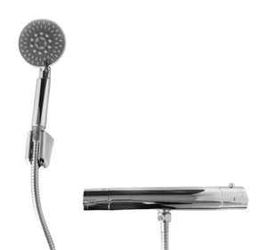 Set miscelatore doccia termostatico con doccetta e supporto