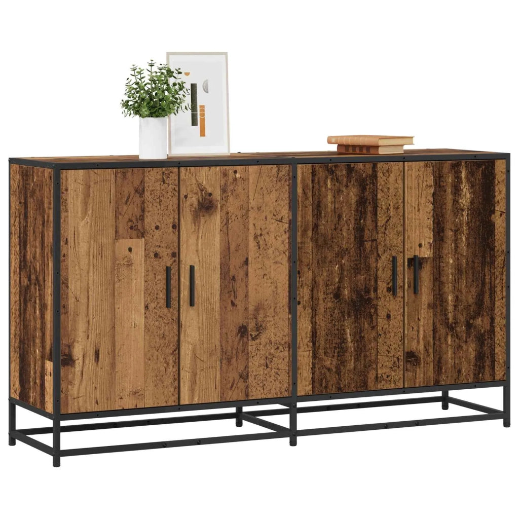 Credenza Legno antico 134 x 35 x 76 cm Legno ingegnerizzato 3446626
