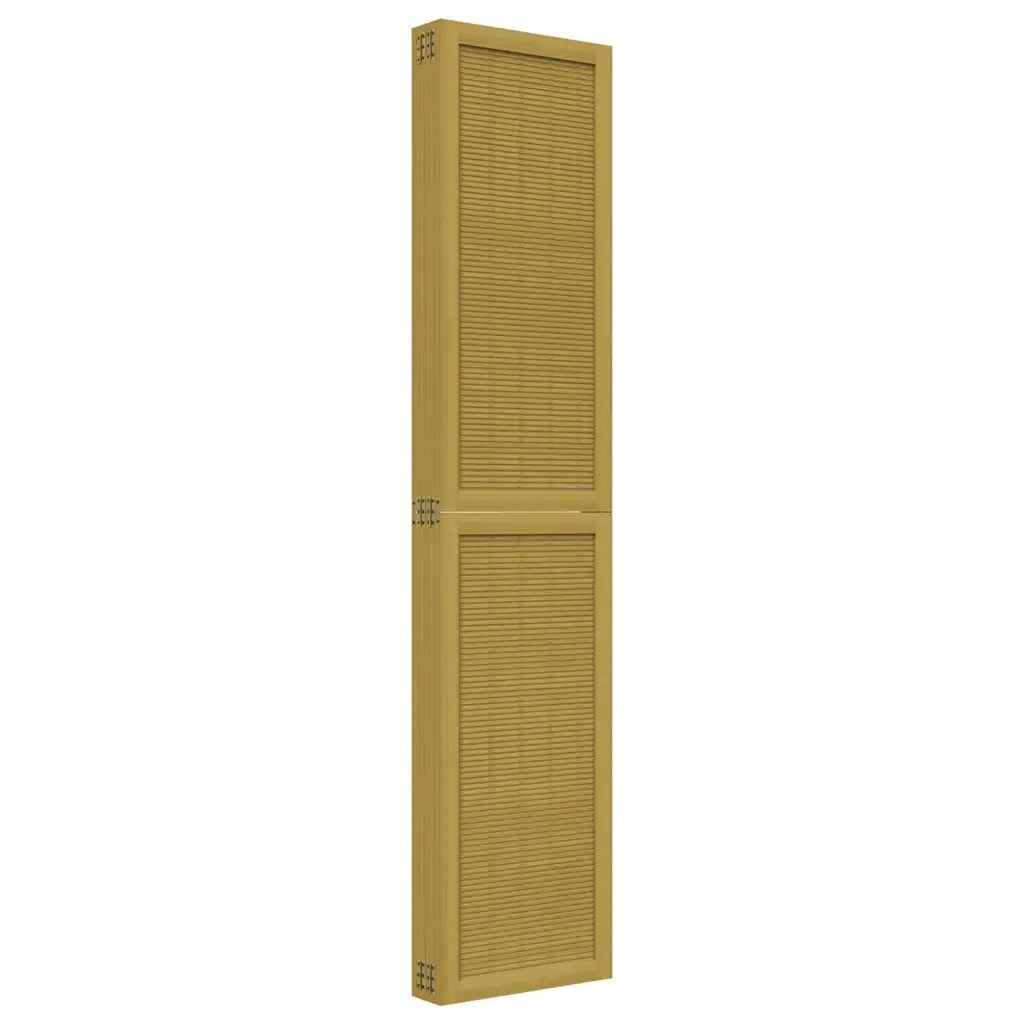Divisorio Ambienti | Divider per stanze | Paravento 6 Pannelli Marrone Legno Massello Paulownia